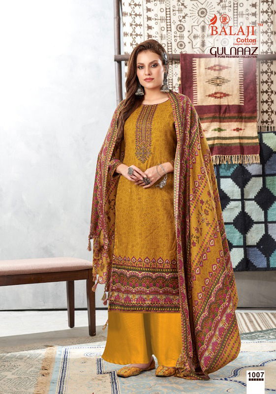 Balaji Gulnaaz Pashmina Wholesale Dress Material Collection